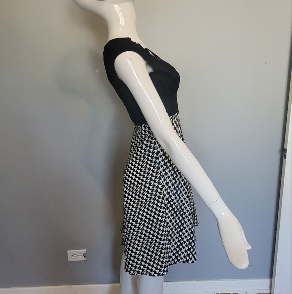 Sucrefas Off The Shoulder Houndstooth Dress, VGUC, Size S - Picture 3 of 8